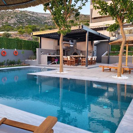 "Stergiou Luxury Apartment 2Nd Floor" Με Κοινη Πισινα Saronida Buitenkant foto