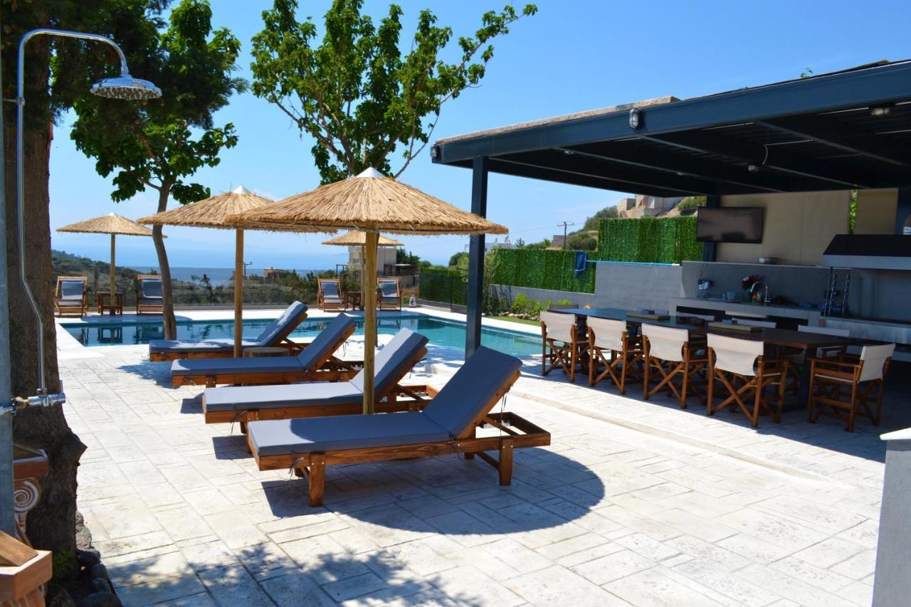 "Stergiou Luxury Apartment 2Nd Floor" Με Κοινη Πισινα Saronida Buitenkant foto