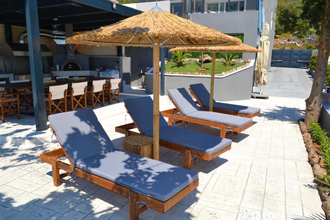 "Stergiou Luxury Apartment 2Nd Floor" Με Κοινη Πισινα Saronida Buitenkant foto