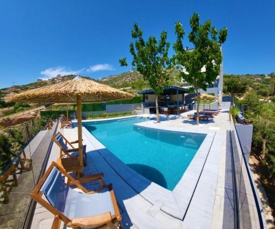 "Stergiou Luxury Apartment 2Nd Floor" Με Κοινη Πισινα Saronida Buitenkant foto