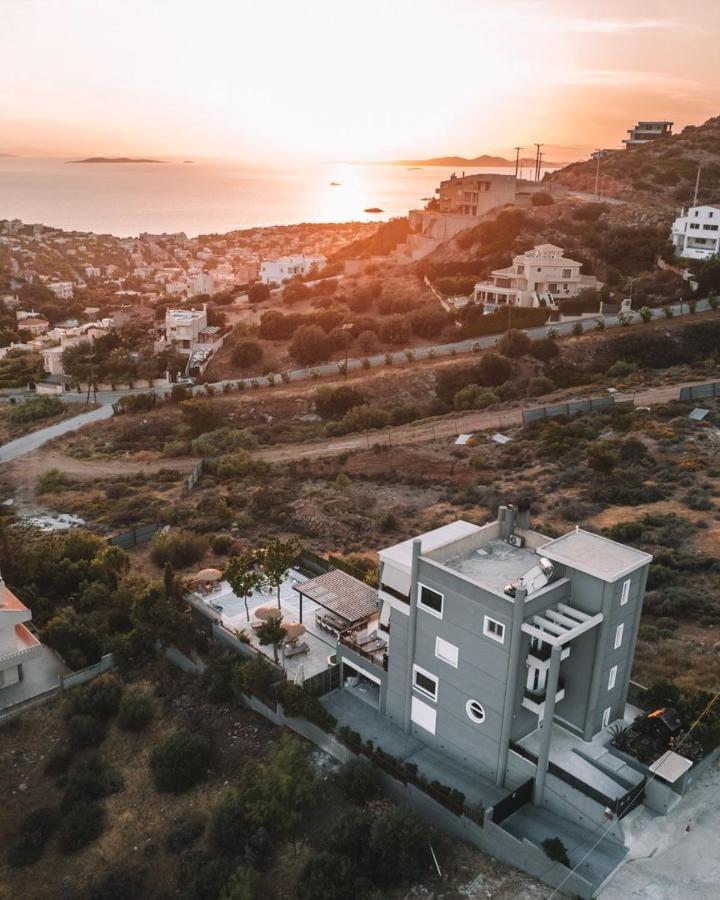 "Stergiou Luxury Apartment 2Nd Floor" Με Κοινη Πισινα Saronida Buitenkant foto