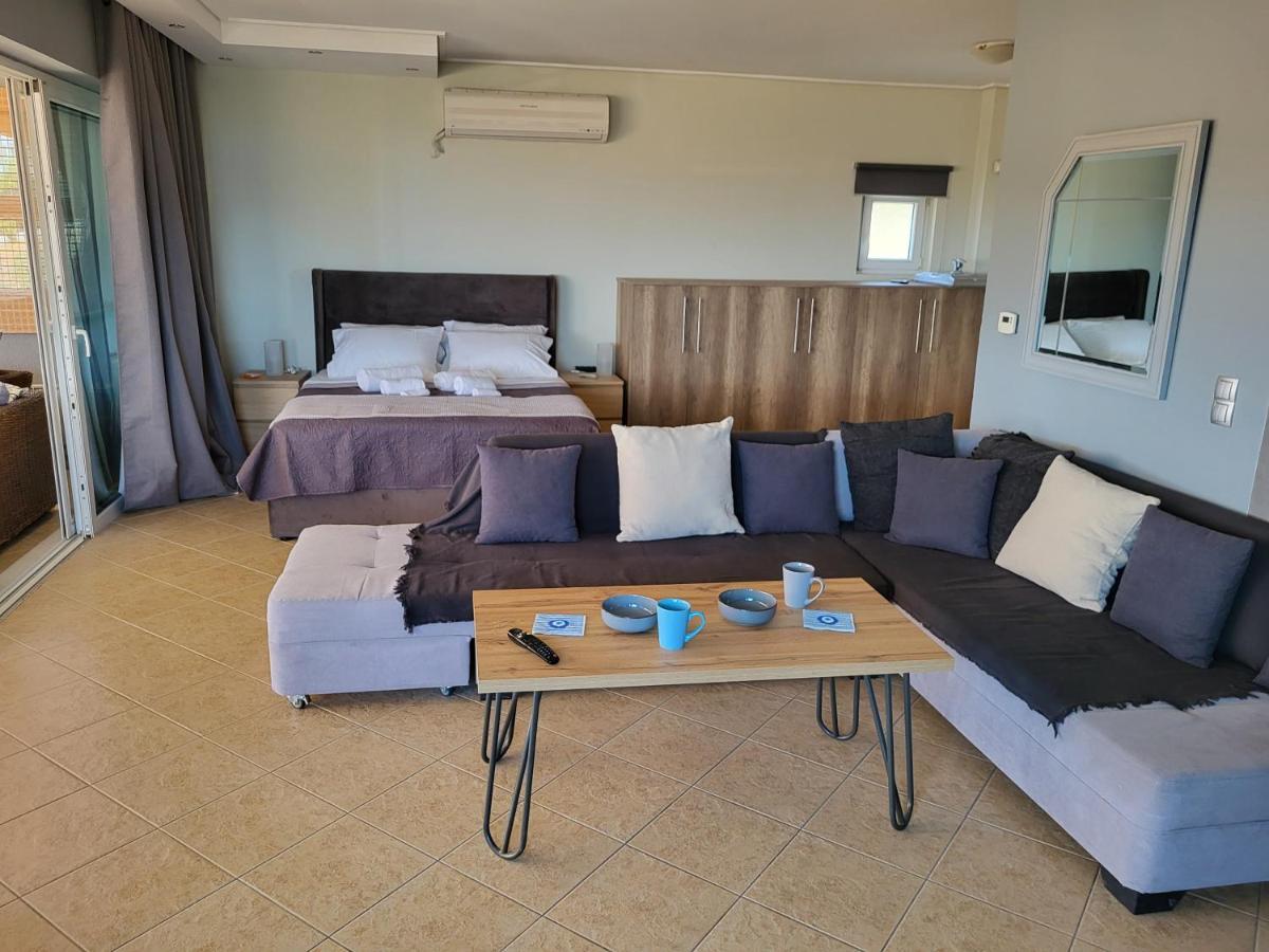 "Stergiou Luxury Apartment 2Nd Floor" Με Κοινη Πισινα Saronida Buitenkant foto