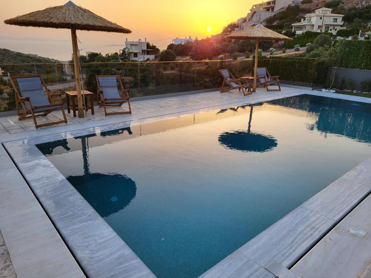 "Stergiou Luxury Apartment 2Nd Floor" Με Κοινη Πισινα Saronida Buitenkant foto