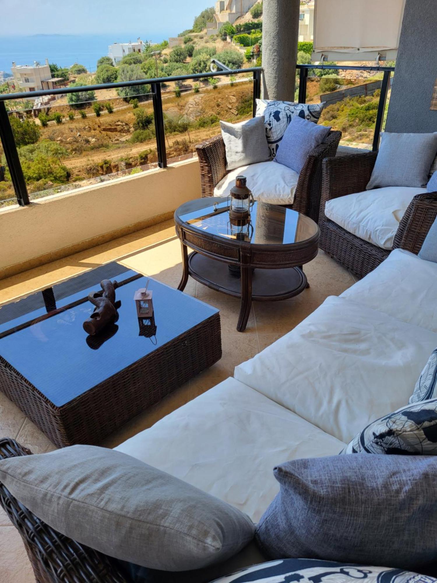 "Stergiou Luxury Apartment 2Nd Floor" Με Κοινη Πισινα Saronida Kamer foto
